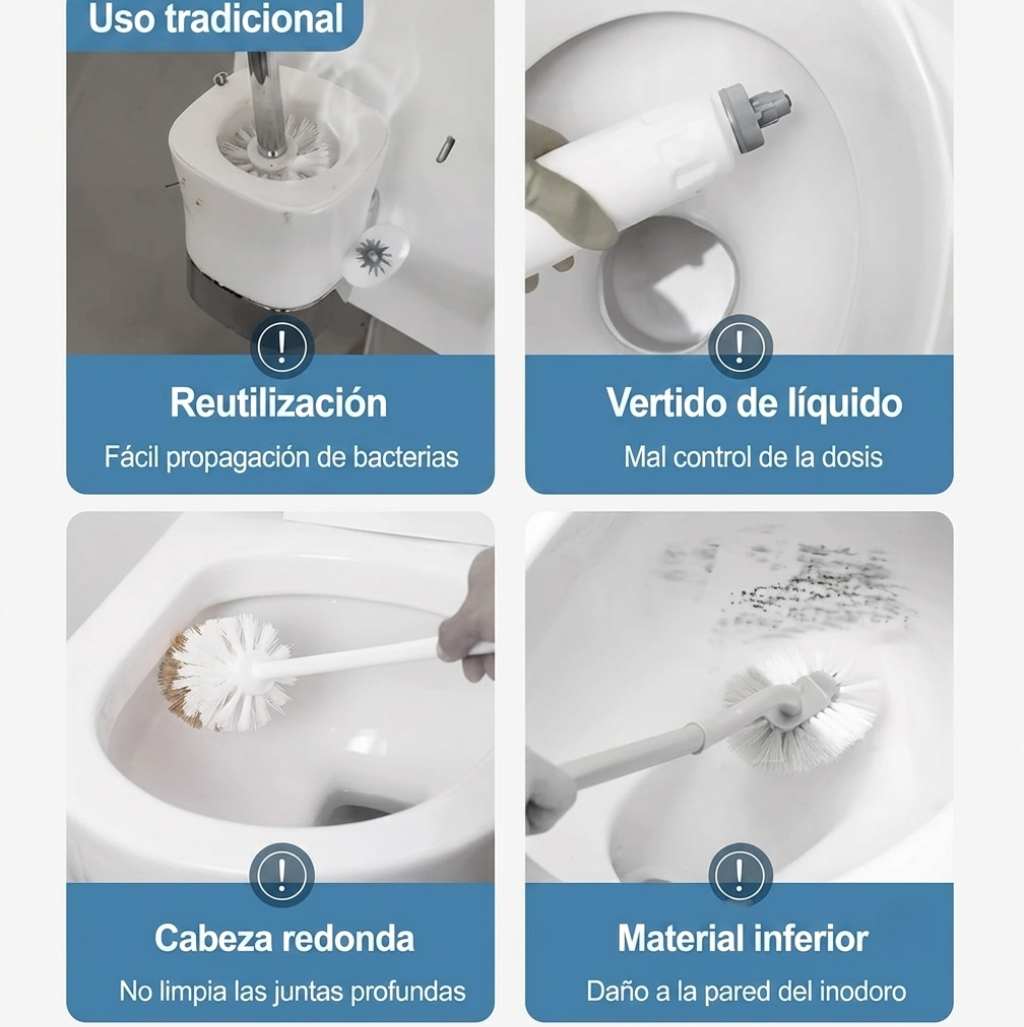 ZeroTouch — El cepillo de inodoro que nunca tienes que tocar