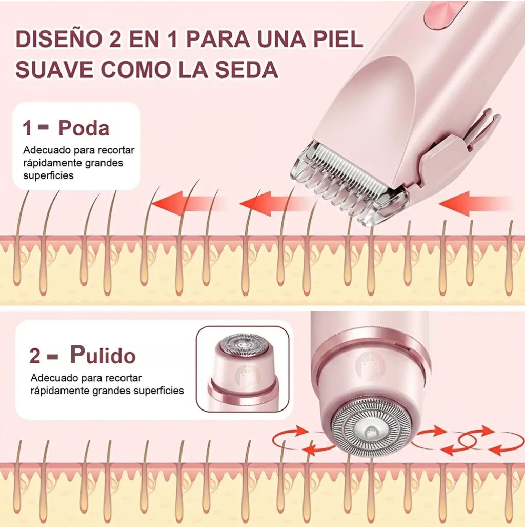 Sedalis - depiladora íntima 2 en 1